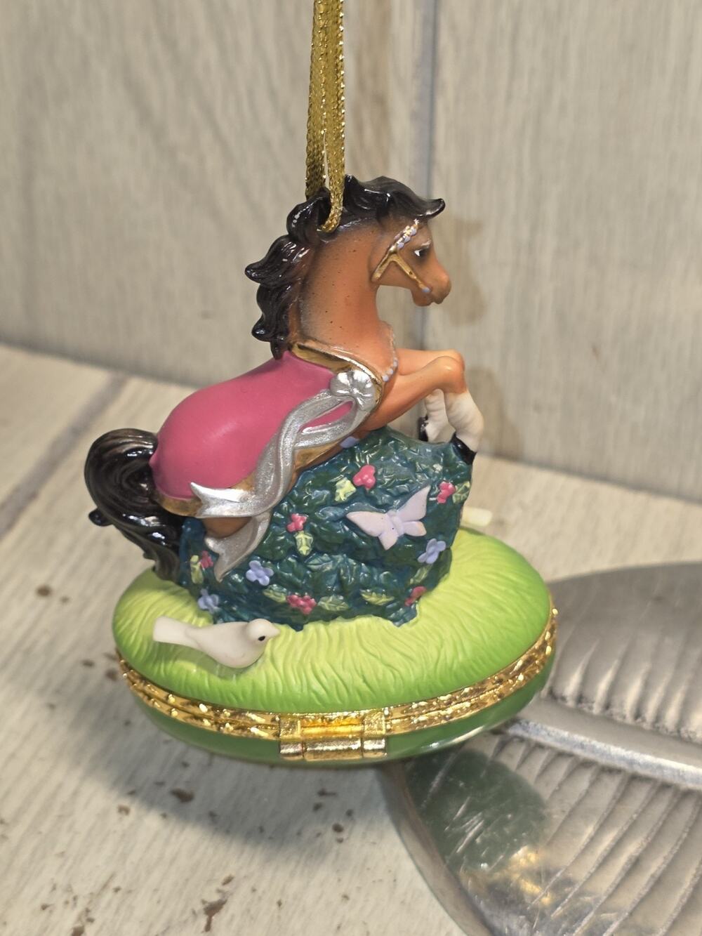 Breyer Christmas Horse Bird Trinket Box Figurine Ornament Blanket 2008 Christmas